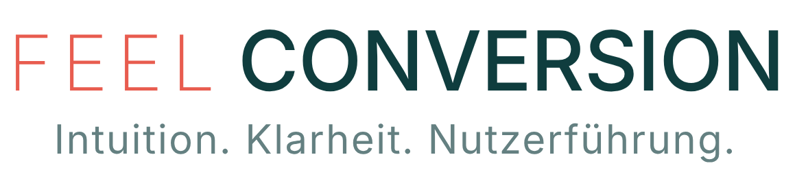 Logo Feel Conversion - Intuition. Klarheit. Nutzerführung.